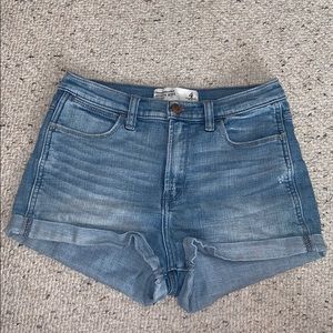 Abercrombie Medium Wash Denim Shorts